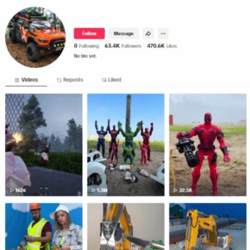 60K Kids Toys Tiktok Account for sale