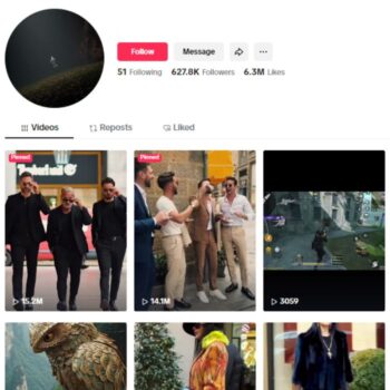 620K Travel Destinations TikTok Account for sale