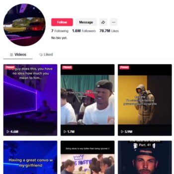 1.8M Life Motivation TikTok Account for sale