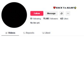 11K Blank Tiktok Account for sale