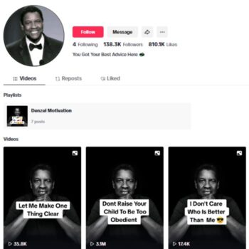 200K Motivation Success TikTok Account for sale