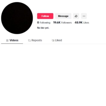 19K Blank Tiktok Account for sale