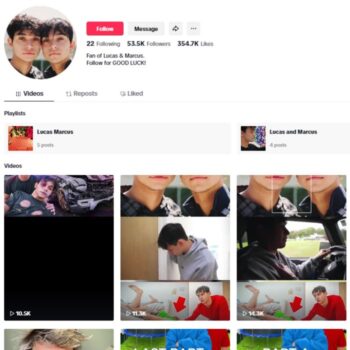50K Entertainment Vlogs TikTok Account for sale