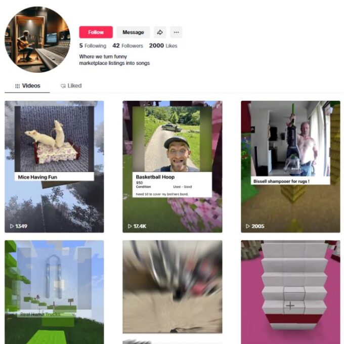 Creator Rewards Program Tiktok Account for sale