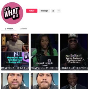 12K Podcast Clips Tiktok Account for sale