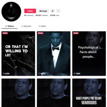 145K Success Motivation TikTok Account for sale