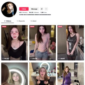 150K Girls Model TikTok Account for sale