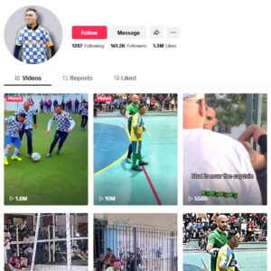 160K Sports Football TikTok Account for sale