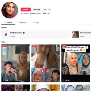430K Islamic Religion Tiktok Account for sale