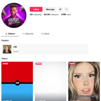 60K Entertainment Trends TikTok Account for sale