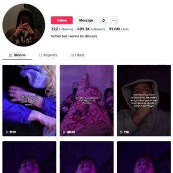 680K Love Quotes TikTok Account for sale