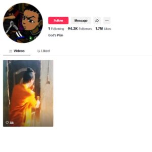 90K Blank TikTok Account for sale