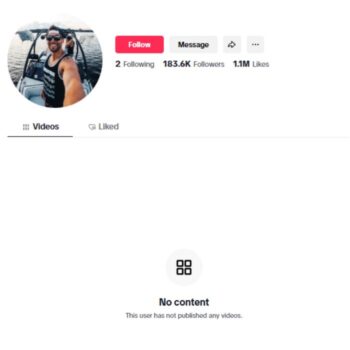 180K Blank TikTok Account for sale