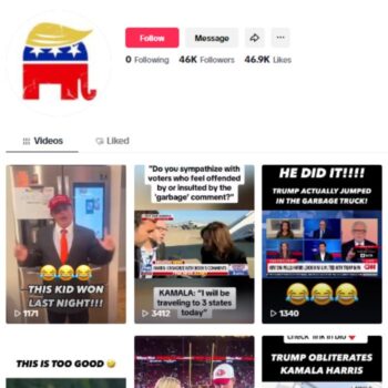 45K Politics News Tiktok Account for sale