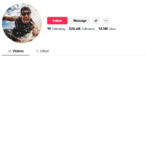 520K Blank TikTok Account for sale