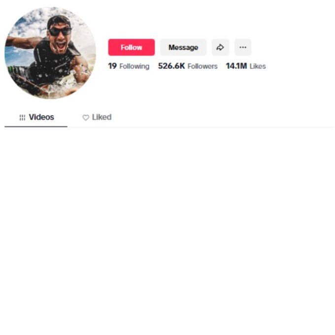 520K Blank TikTok Account for sale