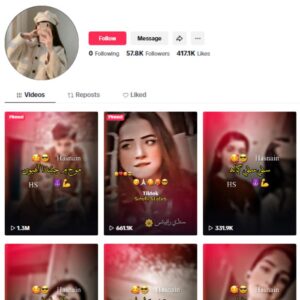 55K Love Poetry TikTok Account for sale