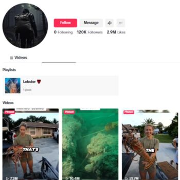 120K Fish Marine Life TikTok Account for sale
