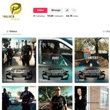 19K Police Officer Tiktok Account for sale