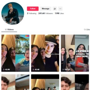 240K Singer Fan Tiktok Account for sale