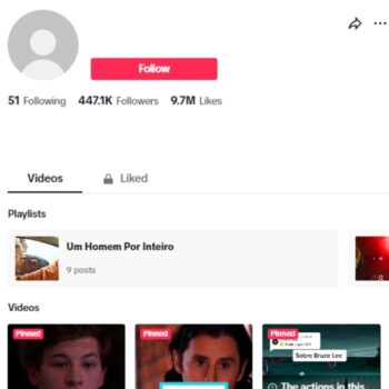 440K Hollywood Clips Tiktok Account for sale