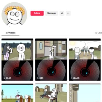 65K Funny Cartoon Tiktok Account for sale