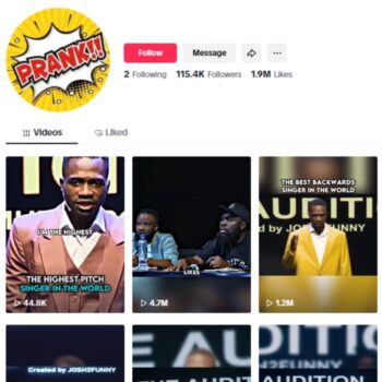 110K Funny Talent Show Tiktok Account for sale