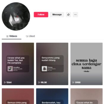 170K Songs Music Tiktok Account for sale