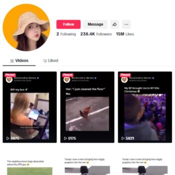 230K Memes Entertainment TikTok Account for sale