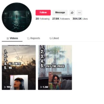 27K Entertainment FYP Tiktok Account for sale