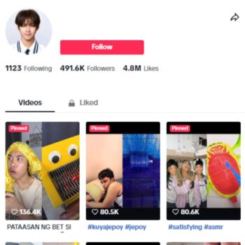 490K Funny Humor Tiktok Account for sale