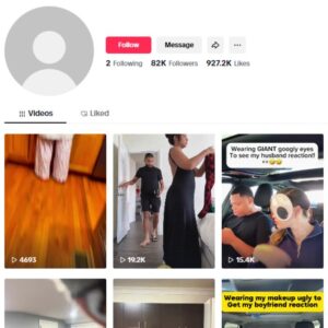 80K Funny Entertainment Tiktok Account for sale