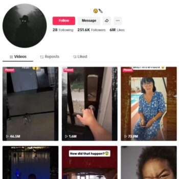 250K Entertainment Horror TikTok Account for sale