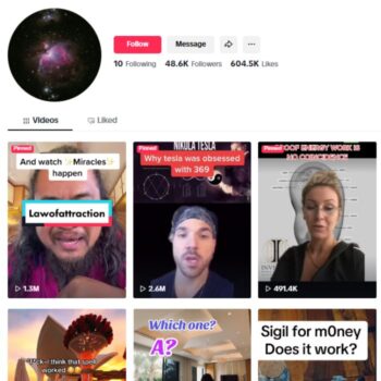 48K Manifestation Quotes TikTok Account for sale