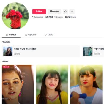 550K TV Show Clips TikTok Account for sale