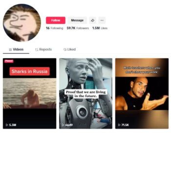 59K Funny Entertainment Tiktok Account for sale