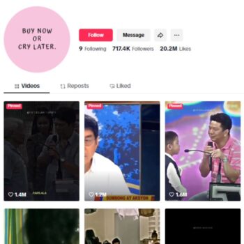 710K Entertainment FYP Tiktok Account for sale