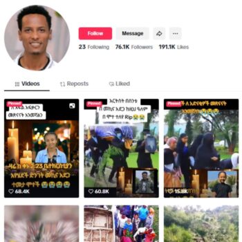 75K Funeral Rituals Tiktok Account for sale