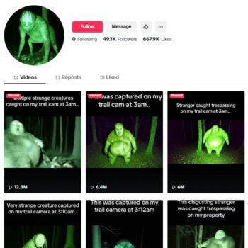 49K Horror Cam Footage TikTok Account for sale
