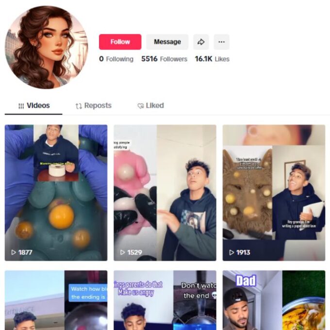 5K FYP Monetized Tiktok Account for sale