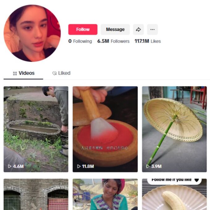 6.5M Food Cooking TikTok Account for sale