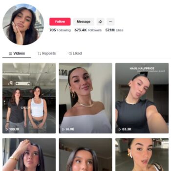 670K Model Lifestyle Tiktok Account for sale