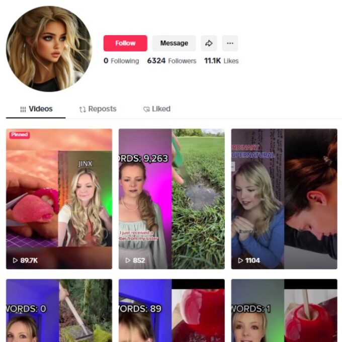 6K Entertainment Monetized Tiktok Account for sale