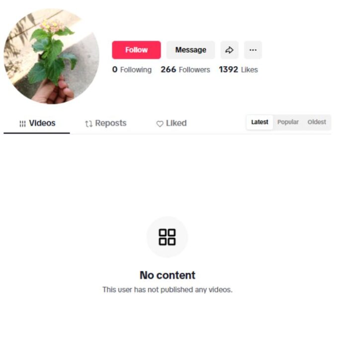 CPB Monetized TikTok Account for sale