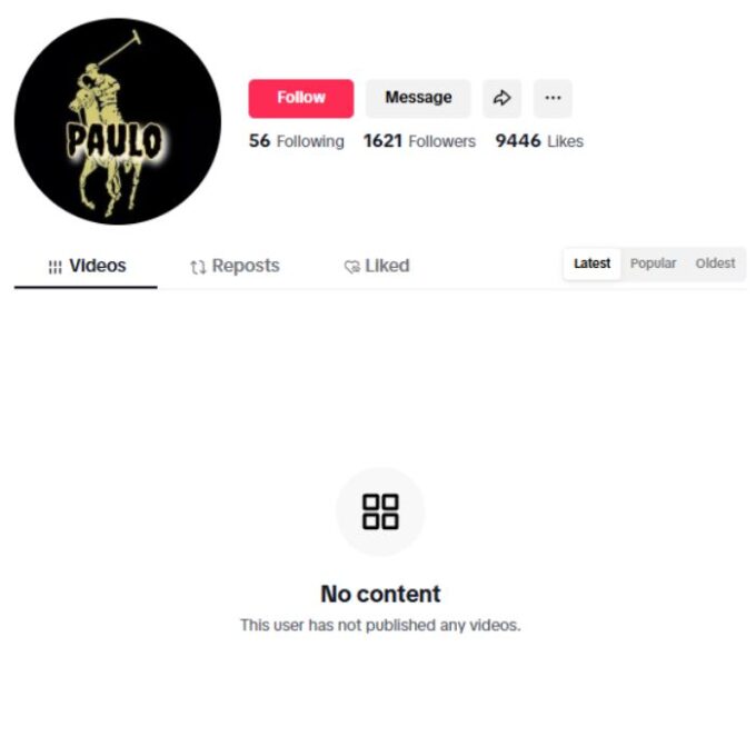 1K Verified Tiktok Account for sale