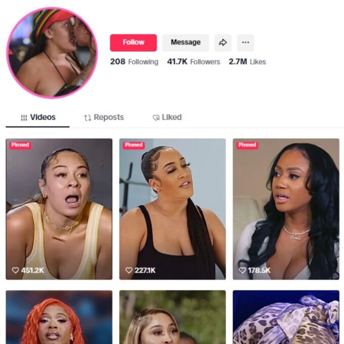 40K American Women's Show TikTok Account for sale