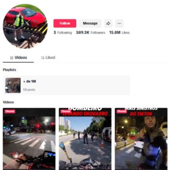 580K Bike Cam Clips Tiktok Account for sale