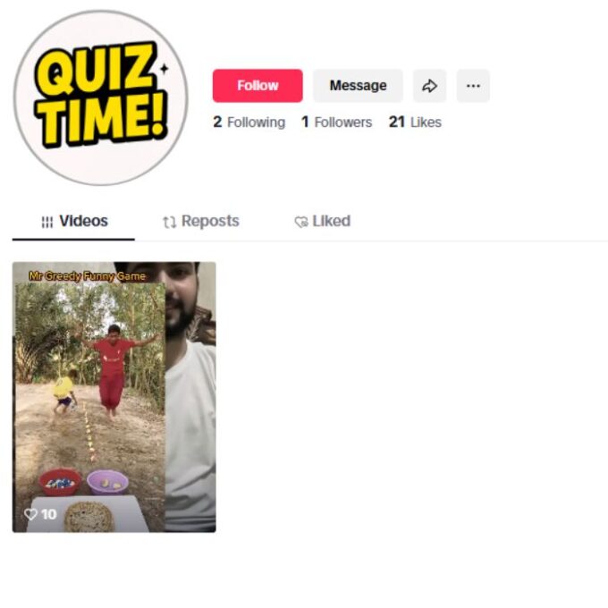 Blank CPB Monetized TikTok Account for sale