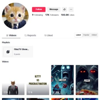 17K Conspiracy Theories TikTok Account for sale