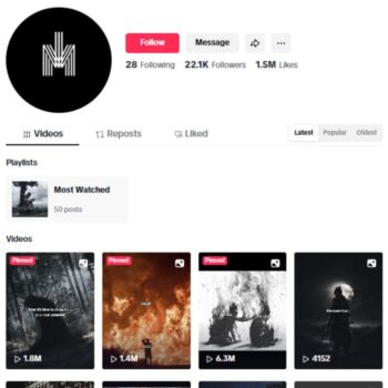 22K Motivation Success Tiktok Account for sale